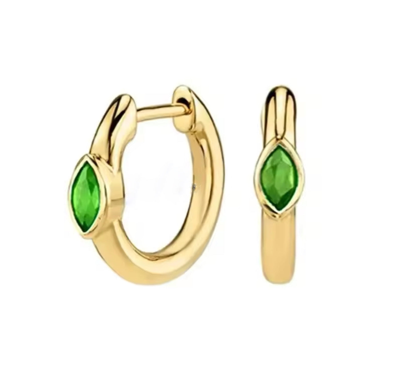 EMERALD HOOPS