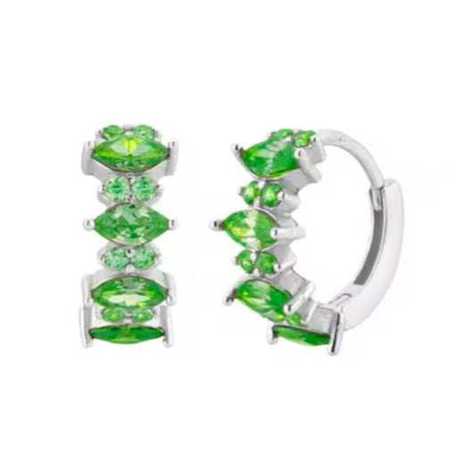 EMERALD HOOPS