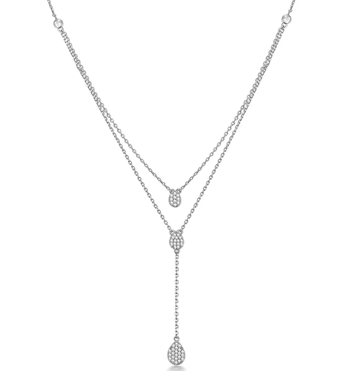 LONG TEARDROP NECKLACE