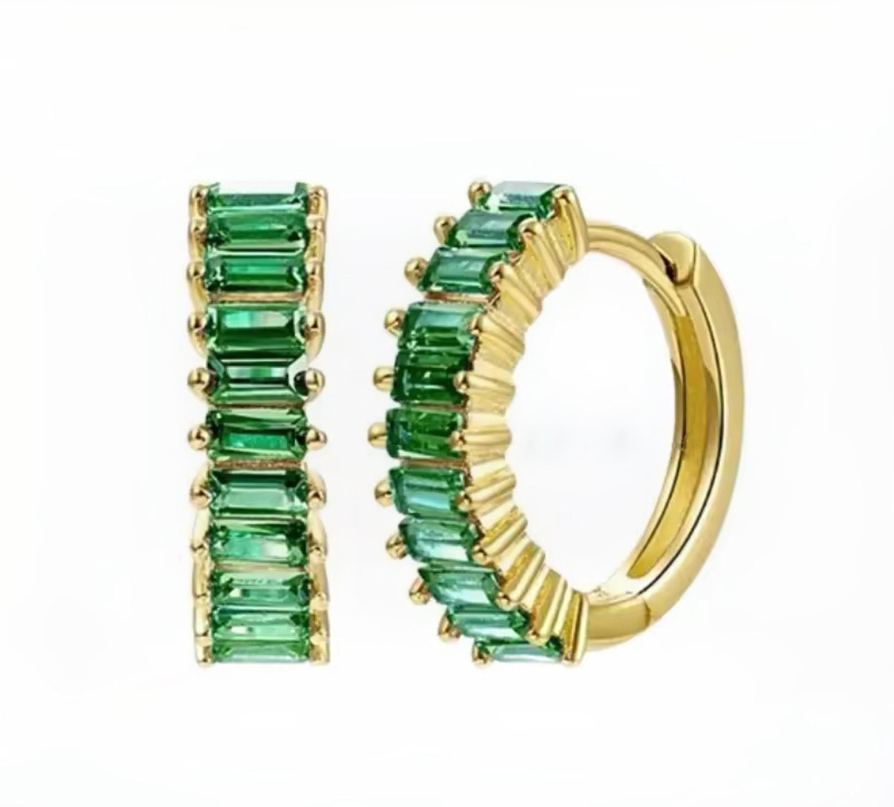 EMERALD HOOPS