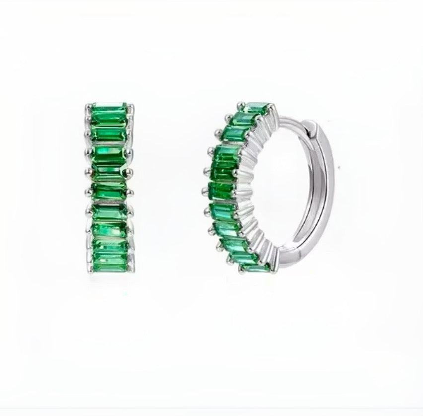 EMERALD HOOPS