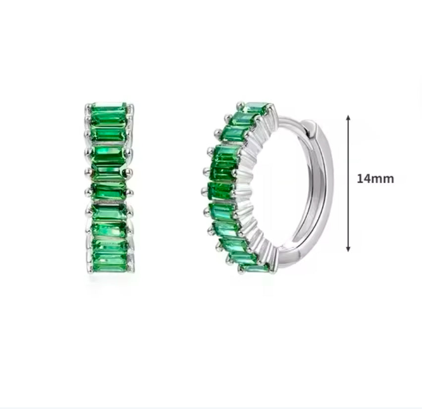 EMERALD HOOPS