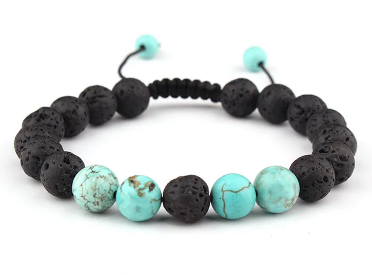 TURQUOISE LAVA BRACELET