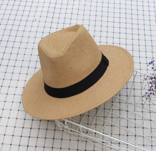 STRAW BEACH HAT