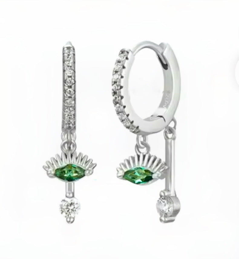 EMERALD HOOPS