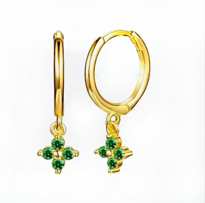 EMERALD HOOPS