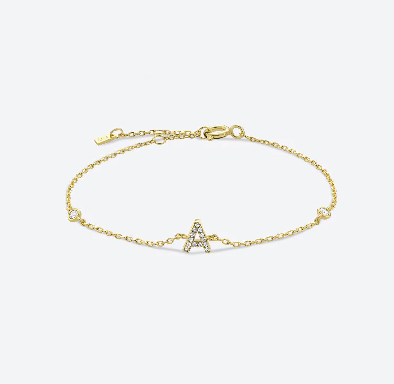 DAINTY INTIAL BRACELET