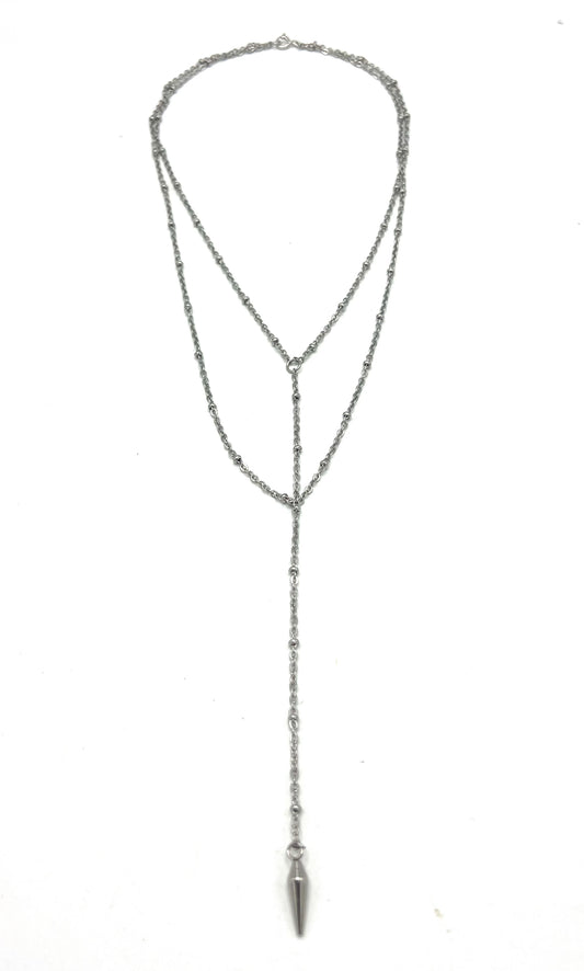 DAINTY DOUBLE LONG CHAIN