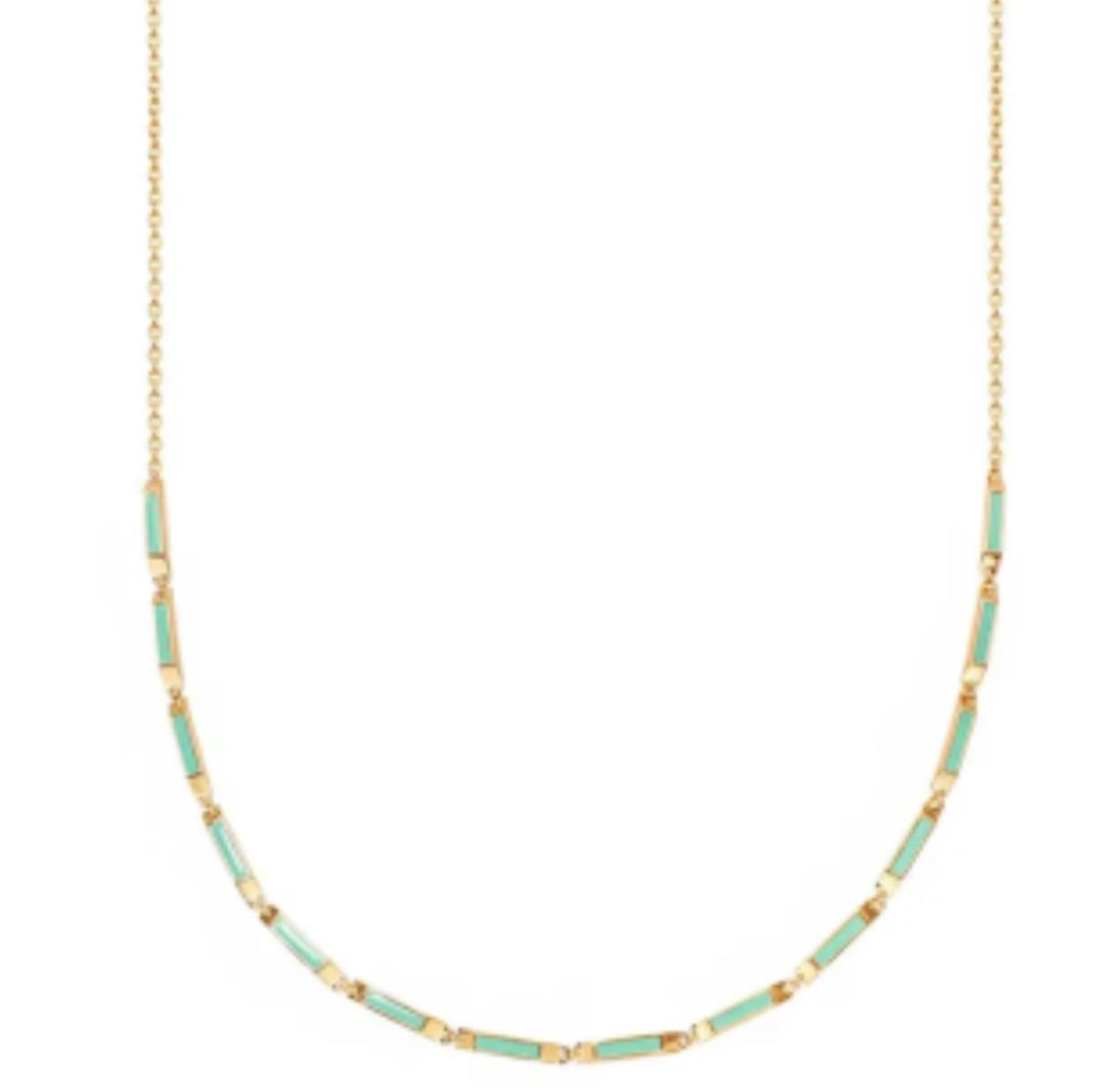 TURQUOISE  BAR NECKLACE