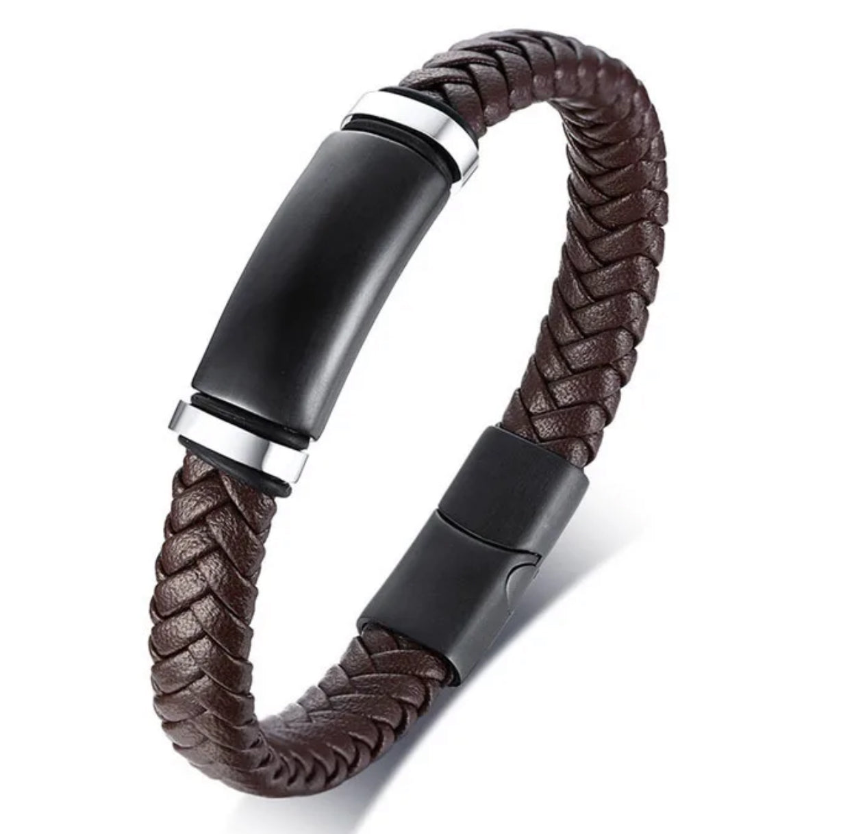 WIDE LEATHER BRACELET