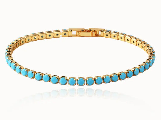 TURQUOISE TENNIS BRACELET