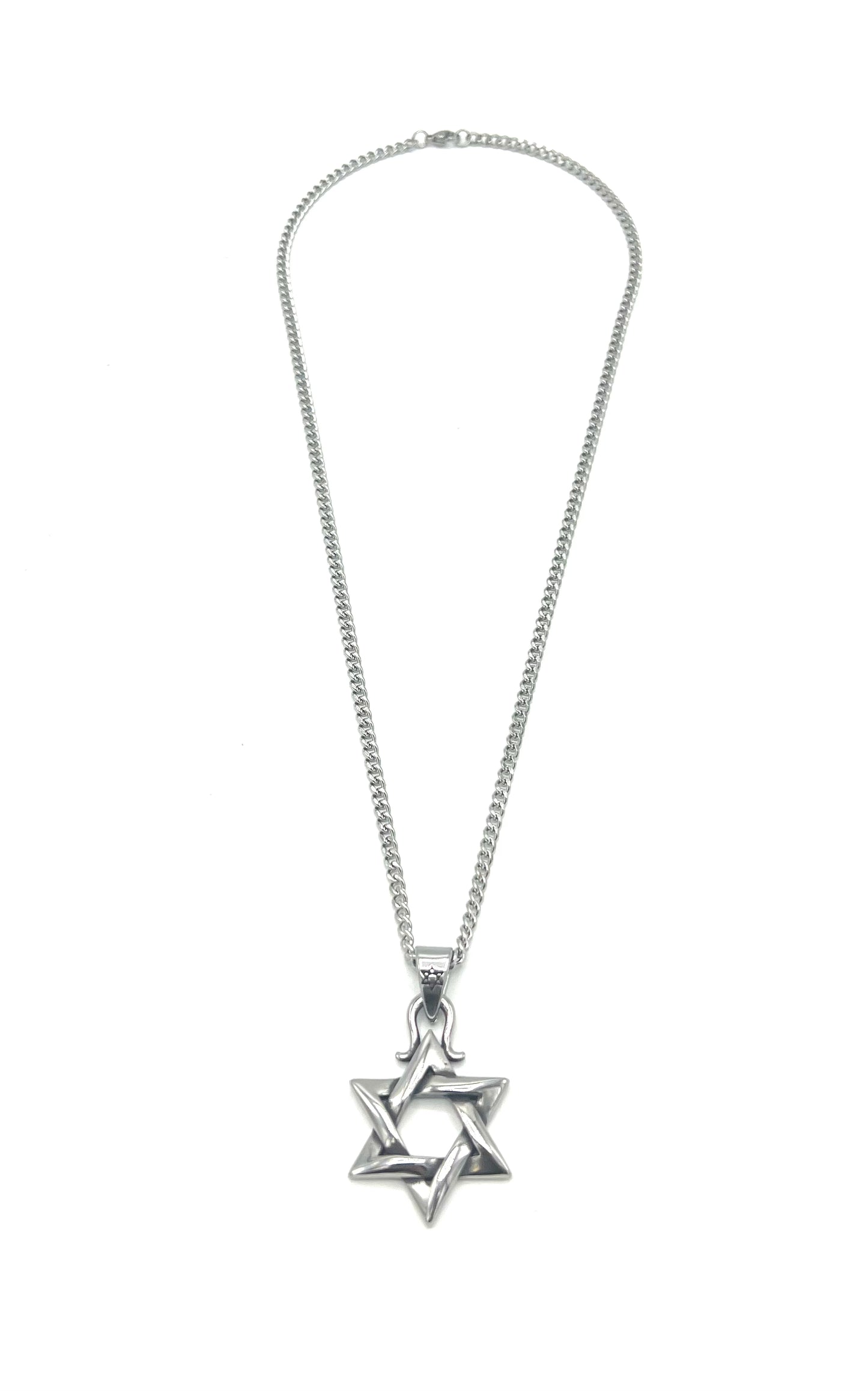 LARGE JEWISH STAR NECKLACE