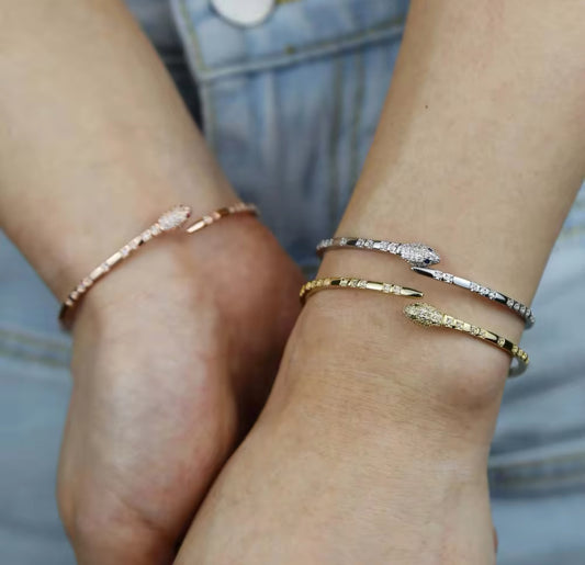 DAINTY SNAKE CUFF