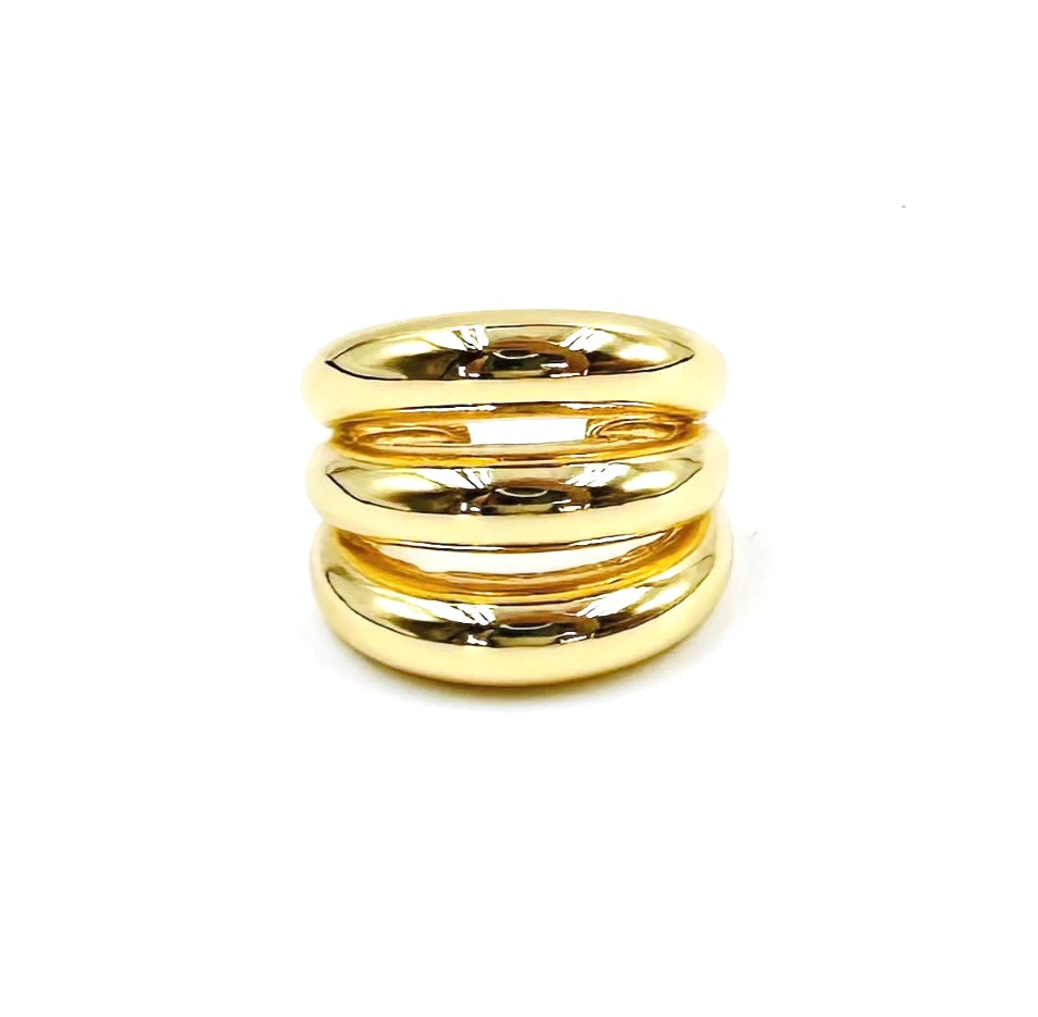 THREE LAYER RING