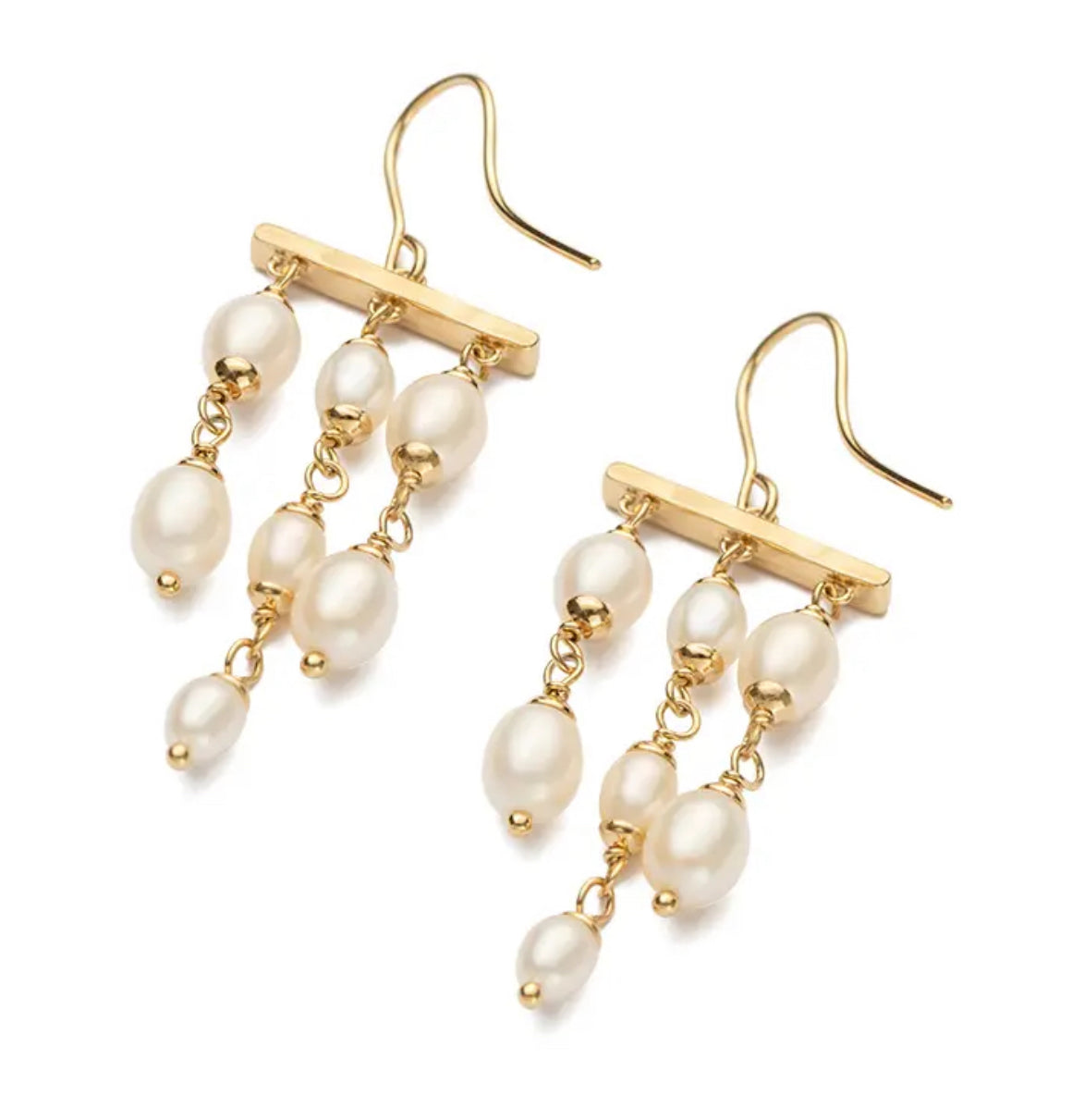 DROP PEARL EARRING