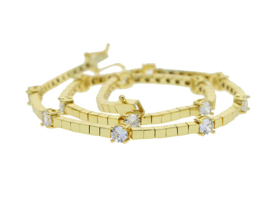 SQUARE CZ BRACELET