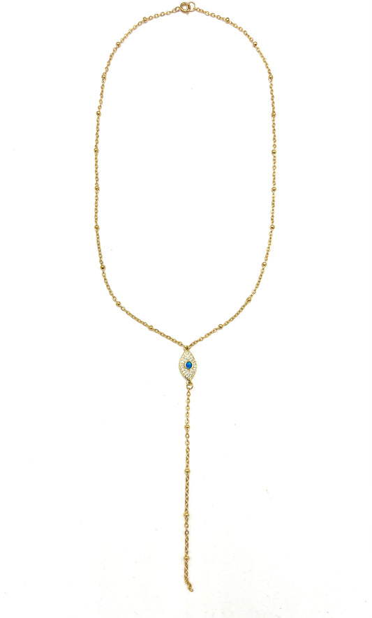 DAINTY EYE LONG CHAIN