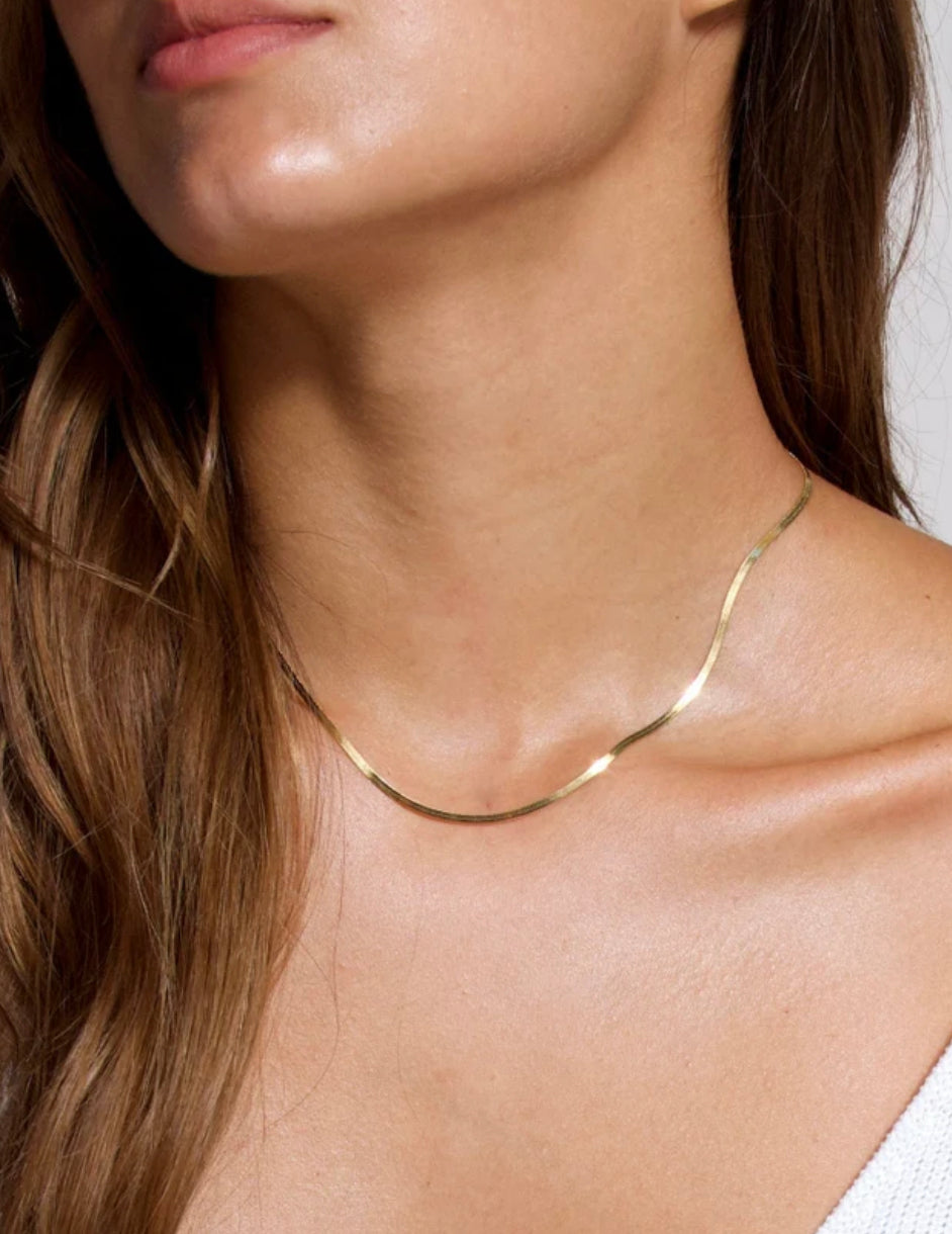 Gold Herringbone Bracelet - Konani– ke aloha jewelry