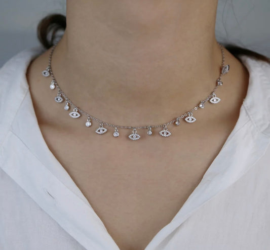 LUCKY EYE CZ CHOKER