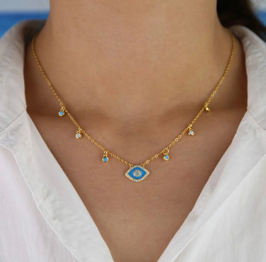 LUCKY EYE CHOKER