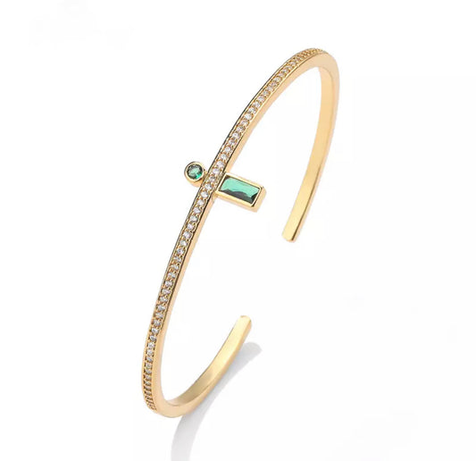 EMERALD CUFF BRACELET